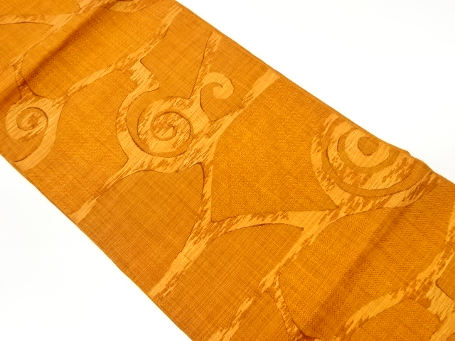 本場筑前博多唐草模様織出し名古屋帯